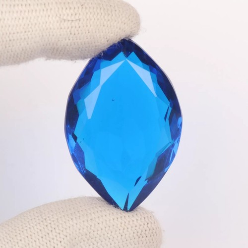 Topazio blu taglio marquise - blu,