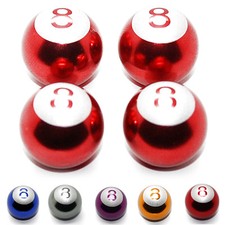 4x Valvola Palla da Biliardo 8