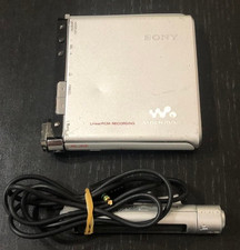 Sony MZ-RH1 Hi-MD Walkman registratore argento con telecomando e batteria per ricambi spazzatura
