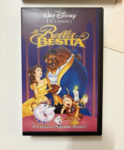Vhs bella la bestia - vhs,