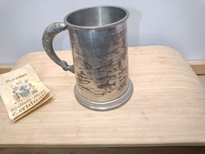 Vintage English Pewter Tankard