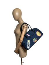 Borsa Bowler Vintage John Galliano Denim Patch