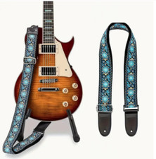 Cinta tracolla vintage per chitarra elettrica, basso, classica, acustica