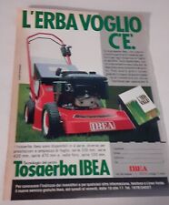 Pubblicità Tosaerba Ibea (1989)