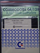 COMMODORE 64/128 -- MODELLO 1551/1541 TEST/DEMO-DISKETTE (DISCO ITN:#1/0068)