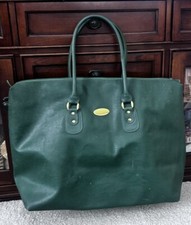 Borsa da viaggio vintage Christian Dior profumi verde smeraldo PVC grande verde