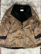 Giacca vintage effetto pelle