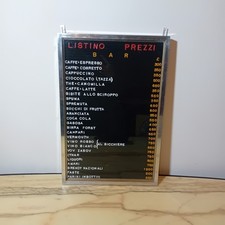 Tabella Listino Prezzi Bar