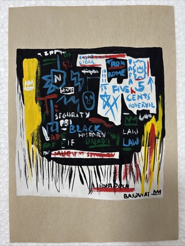 Jean michel basquiat disegno - basquiat,