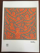 Keith Haring Litografia off set cm 50x70  firma su lastra con certificato