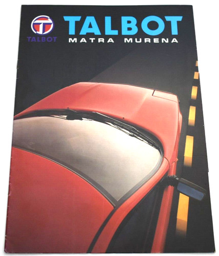 Talbot matra murena brochure - murena,