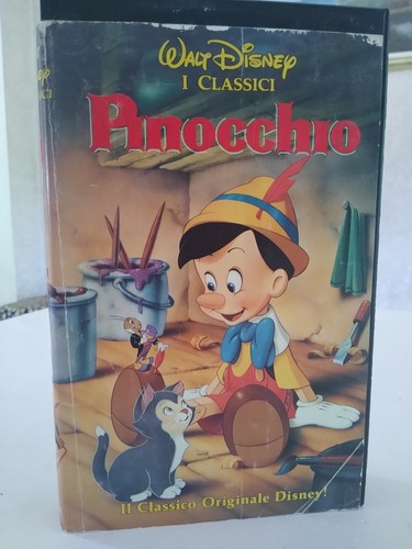 Vhs pinocchio walt disney - pinocchio, home