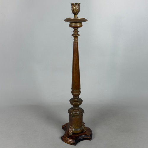 Antico candeliere ottone - antico,