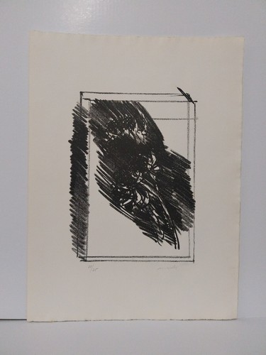 Ennio morlotti litografia fine - ennio,