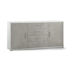 Credenza 2 Ante 4 Cassetti