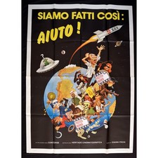manifesto SIAMO FATTI COSI' AIUTO mondo movie gianni proia max turilli A42