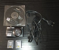 Nikon Coolpix S3000 12MP Digital Camera - 2 x Battery