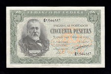 F.C. 50 PESETAS 1940 , SERIE D