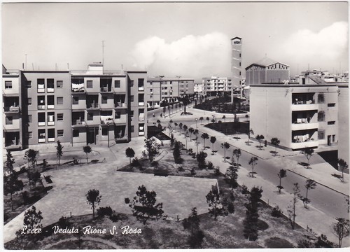 Lecce veduta rione rosa - veduta,