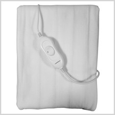 COPERTA TERMICA SCALDA LETTO SINGOLA TERMOCOPERTA 2 TEMPERATURE 60W 150X80