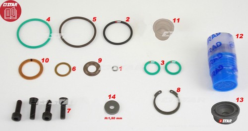 Kit riparazione con - , iniettore