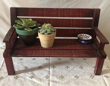 Panca decorativa vintage fatta