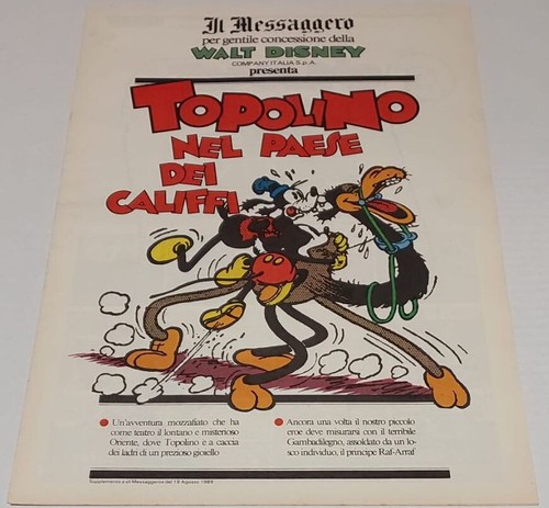 Messaggero topolino e - topolino,