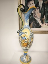 Large Ceramic Maiolica Vase