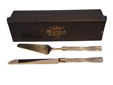 Richard Ginori Set posate servizio dessert torta dolci argento cristallo vintage