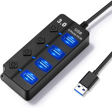 USB Hub,4 In1 Multipresa Con
