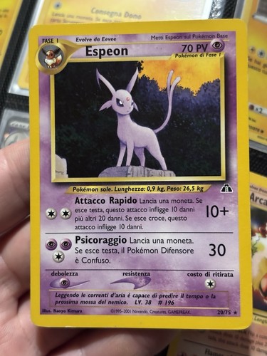 Espeon rara set neo - 20/75,