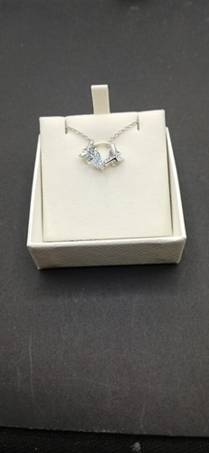 Collana argento stella strass - collana,