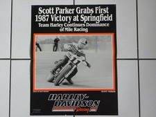 POSTER HARLEY XR750 Racing