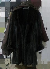 pelliccia visone nero