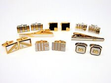 Dunhill CELINE gemelli vintage x6 fermacravatte x2 oro argento lotto sfuso ve...