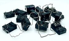 LOTTO n°14 zoccoli per relè miniatura da 12 e 24 V  vari tipologie di numero di