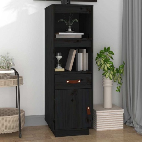 Vidaxl credenza nera - credenza,