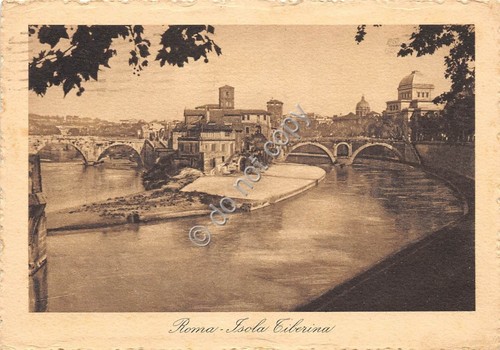 Cartolina illustrata roma - cartolina,