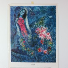 MARC CHAGALL LOVERS 1966