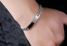 Bracciale acciaio uomo - in,