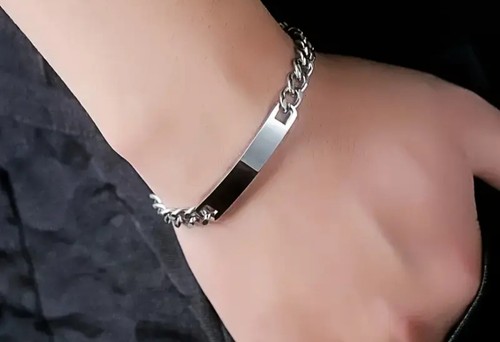 Bracciale acciaio uomo - in,