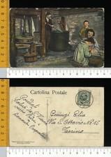 3790] AOSTA - VALTOURNANCHE - COSTUME VITA PASTORIZIA FABBRICAZIONE FONTINA 1911