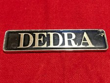 LANCIA DEDRA LOGO SIGLA FREGIO STEMMA SCRITTA EMBLEMA TARGHETTA BADGE OVALE NOME