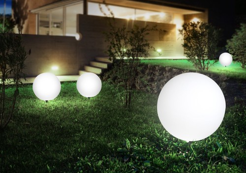 Lampada giardino sfera - lampada, da