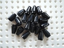 Lego 20 x Cono Cono 4589b 1x1 Rotondo Nero