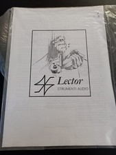 MANUALE / ISTRUZIONI ORIGINALI LECTOR VFI-50 AMPLIFIER