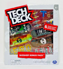 Nuovo Tech Deck Zero Sk8shop Bonus Pack Finger Skateboards con (6) tavole gratis S&H