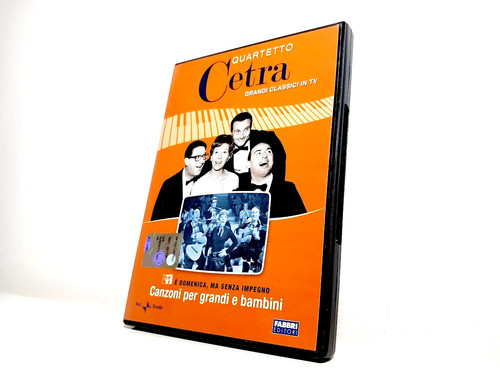 Quartetto cetra dvd canzoni - quartetto,