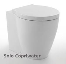 Copriwater sedile coprivaso e fissaggi per sanitari bagno Easy Bath Cielo BIANCO