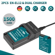 2 pezzi EN-EL12 batteria e